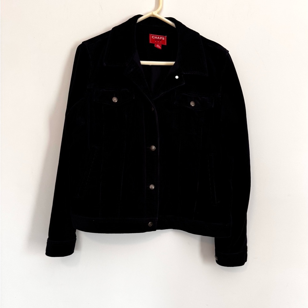 Chaps Women's Purple Corduroy Jacket